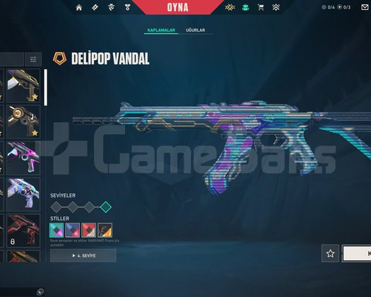 Valorant Rüya Hesap-Gözde skinler full