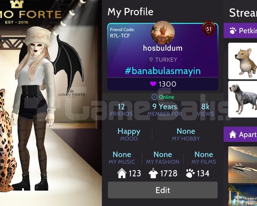 Avakin Life Unisex dolu dolu Hesap
