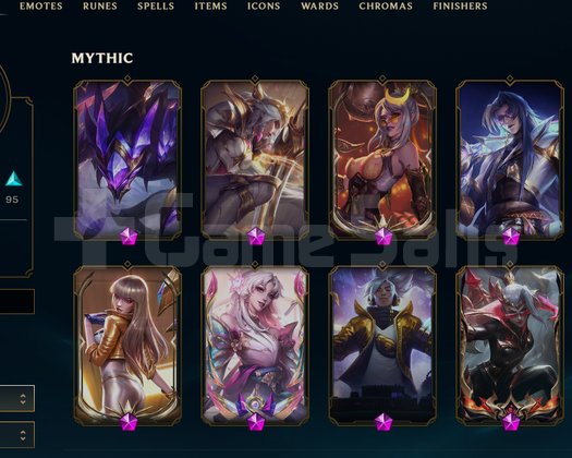 Zümrüt 4, 250 Skin EUW Handmade