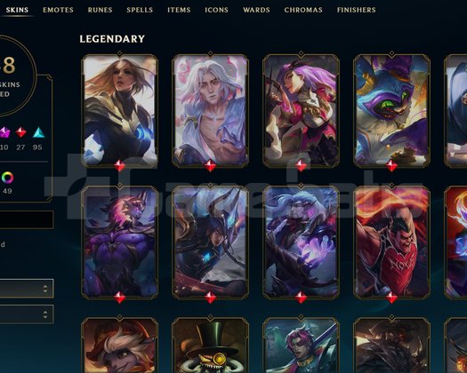 Zümrüt 4, 250 Skin EUW Handmade