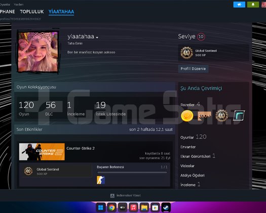 298 DOLARLIK BOL OYUNLU + CS PRE OLAN