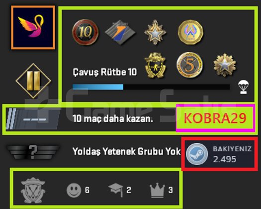 FACEİT+7 MADALYA 298 WİN 718 SAAT