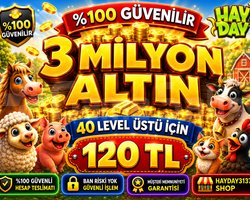 3 MİLYON ALTIN HIZLI TESLİMAT