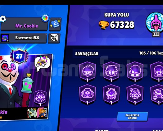 Brawl Stars Hesap 67K