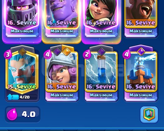 Clash Royale 13000 Kupa Hesap