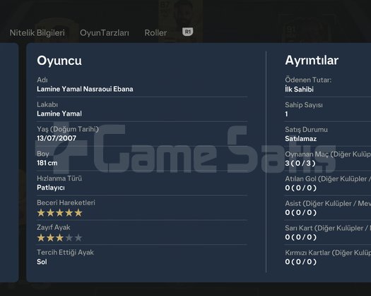TOTW Yamal ve Nuno Mendesli FC27 hesabı