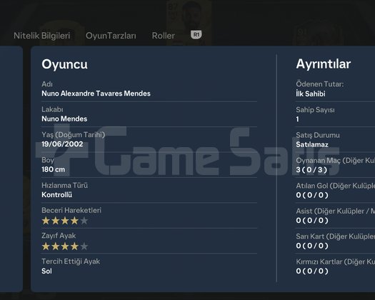 TOTW Yamal ve Nuno Mendesli FC27 hesabı