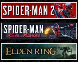 Spider-Man 2 +Miles +Elden Ring