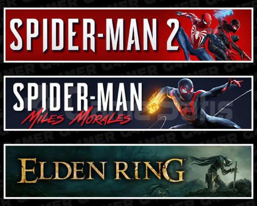Spider-Man 2 +Miles +Elden Ring