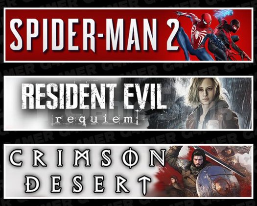 Spider-Man 2 +RE Requiem +Crimson Desert