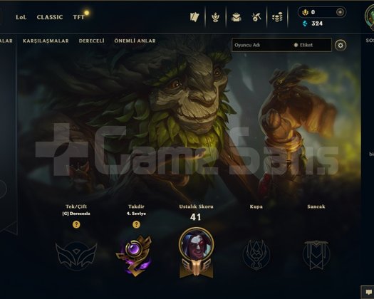 EUW/ DERECESİZ/ 30 LVL/ TEMİZ HESAP