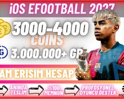 iOS | 3000+ COIN + 3M GP TamErişim