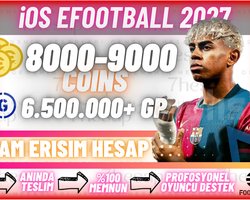 iOS | 8000+ COIN + 6.5M GP TamErişim