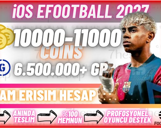 iOS | 10000+ COIN + 6.5M GP TamErişim