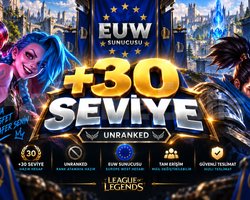 BANSIZ Eski EUW Hesap 30+ Lvl Unranked