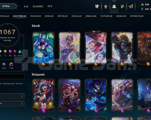 TR 1067 SKİN 912 LEVEL + KRAL RAMMUS +