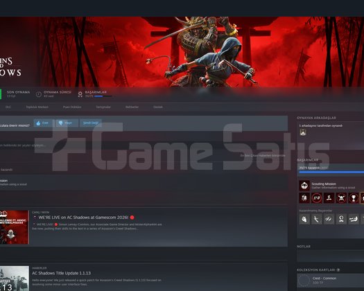 10 YILLIK DOLU DOLU STEAM HESABI