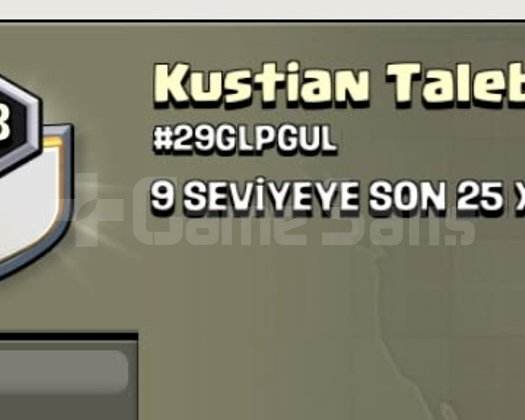 9 SEVİYE OLMASINA SON 25 XP KALAN KLAN