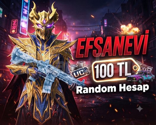100 TLYE PUBG HESABI