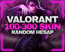 TR GİRİŞ 100-300 SKİNLİ VALORANT RANDOM