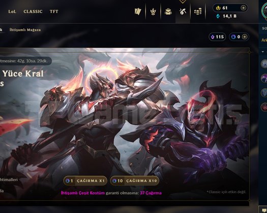 Güzel hesap zümrüt dolu skin
