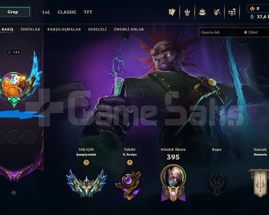 CHALLENGER TR LOL HESAP