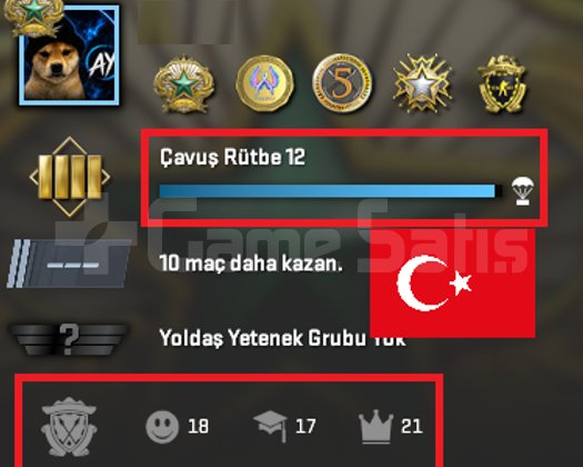 TR+FACEIT 6 MADALYA SEÇKİN HESAP!