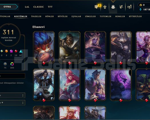 EUW 320+SKİN ACİLL EN UYGUNU