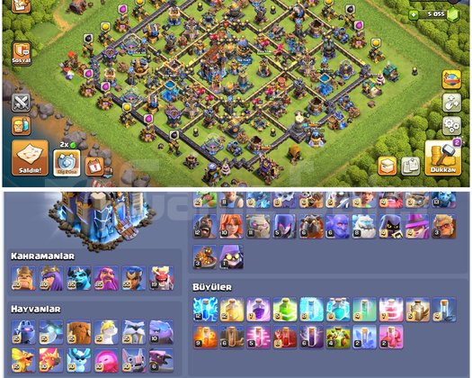 TH18COC |  MAX HEROLAR !! EN UYGUNU !