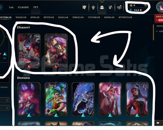134 LEVEL / 33 SKİN / 118 HERO