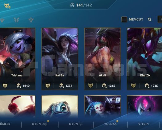 WİLD RİFT 58k koleksiyon hesap