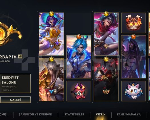 WİLD RİFT 58k koleksiyon hesap
