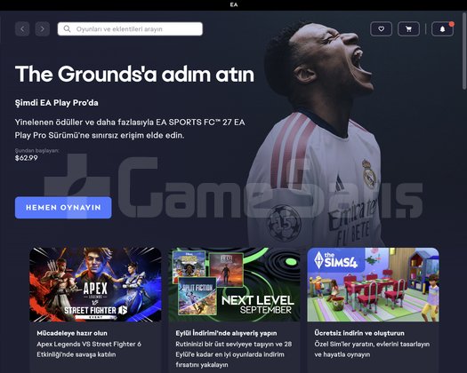 1 YILLIK EA PLAY PRO HESABI