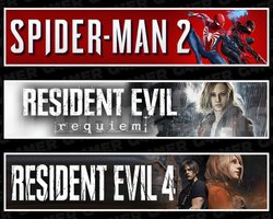 Spider-Man 2 +Resident Evil 4 +Requiem