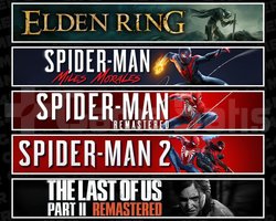 Elden +Miles +Spider 1 +2 +TLOU2