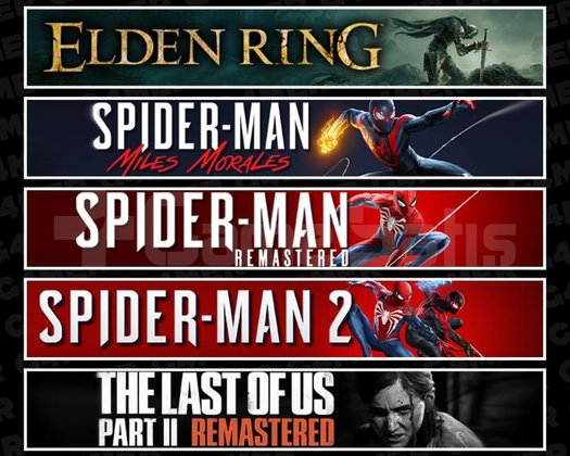 Elden +Miles +Spider 1 +2 +TLOU2