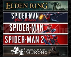 Elden +Miles +Spider 1 +2 +Wukong