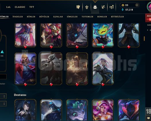 214 LEVEL / 209 SKİN / FUL HERO