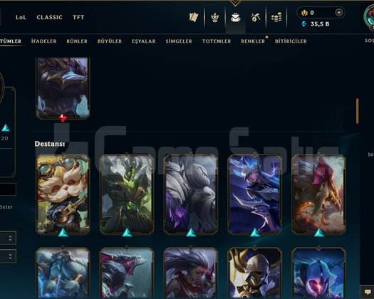 191 LEVEL / 60 SKİN / 172 HERO