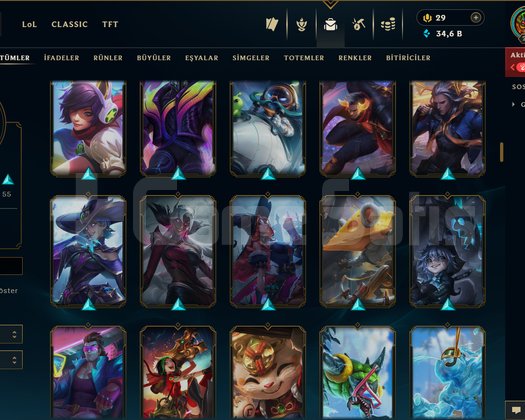 272 LEVEL / 141 SKİN / 172 HERO