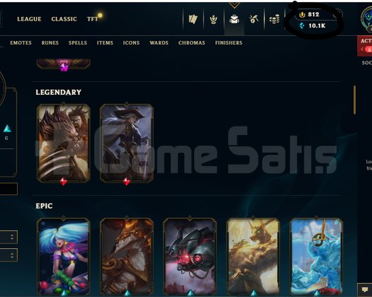 euw 10k rp icon 14yıllık koleksiyonluk