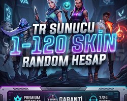 TR | 1 - 120 SKİN HESAP / BOŞ YOK /