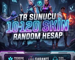 TR | 10 - 120 SKİN HESAPLAR / BOŞ YOK /