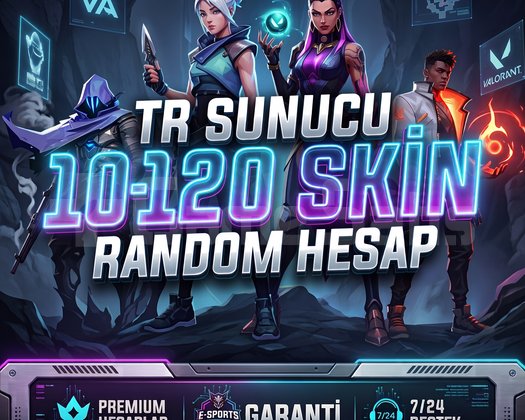 TR | 10 - 120 SKİN HESAPLAR / BOŞ YOK /
