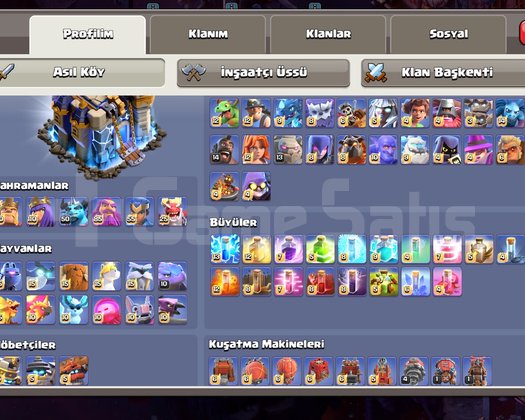 18 BELEDİYE FULL + FULL CLASH OF CLANS