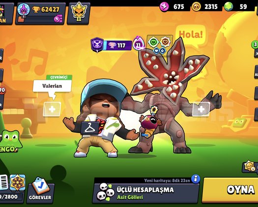 62K 106 KARAKTER 455 KOSTÜM 16 HİPERŞARJ
