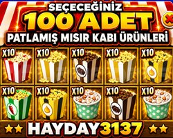 HAYDAY PATLAMIŞ MISIR KABI ÜRÜNLERİ
