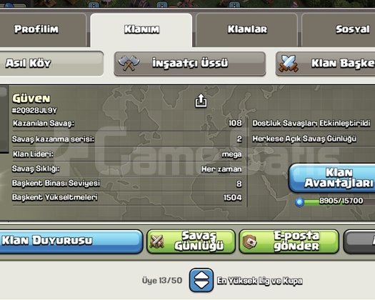 14 seviye klan