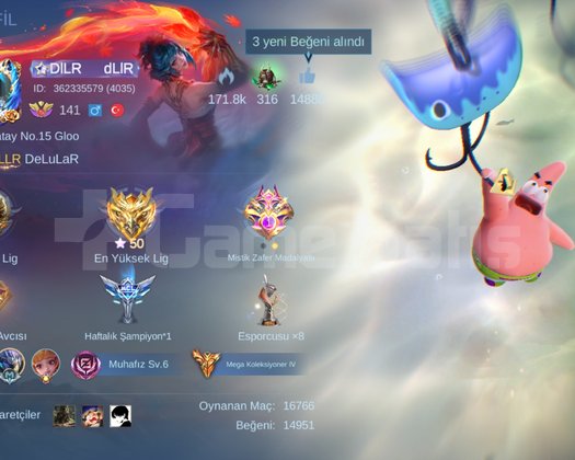 Mobile legends en güzel hesap
