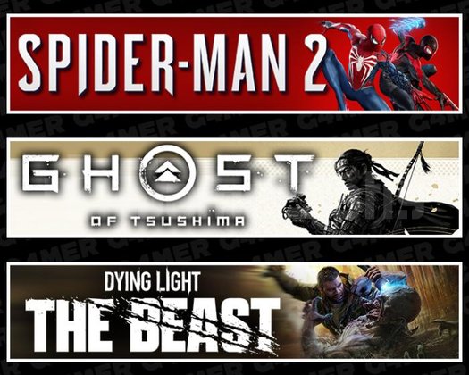 Spider-Man 2 +Tsushima +The Beast